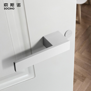 Minimalist Design <strong>Door</strong> <strong>Knob</strong> White Privacy Access Bathroom <strong>Knob</strong> High Standard Passage Interior <strong>Door</strong> Lock Set - Product Image 5