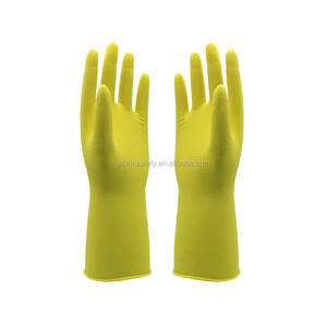 Le plat de cuisine en diamant texturé utilise des gants de travail en caoutchouc floqués, fabricant de lave-vaisselle de cuisine pour le nettoyage de la maison - Product Image 2