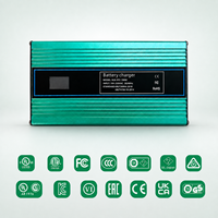 Chargeur de batterie 84V 8A 700W, unité de charge de batterie à énergie nouvelle avec entrée AC 110V à 220V 50Hz 60Hz