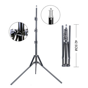 Kit d'éclairage LED pour photographie : Boîte à lumière, anneau lumineux, support, lampe panneau LED pour smartphone, trépied pour diffusion en direct, vidéo et studio photo - Product Image 4