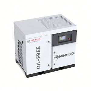 Compresseur sans huile 30hp médical de vis économiseuse d'énergie silencieuse au Canada - Product Image 4