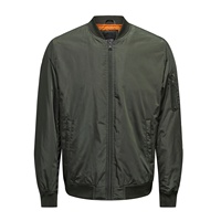 Dernier design fabriqué au Pakistan, veste bomber d'hiver pour homme à col montant, logo sur le devant, haute qualité, coupe-vent, 2026