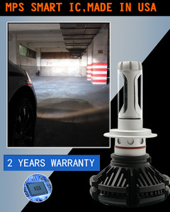 H7 <b>LED</b> <b>Headlight</b> Retrofit Bulb 1 Second Quick Startup DC 8V 48V Stable Circuit Silent Operation High Low Beam Lamp Kit - Product Image 5