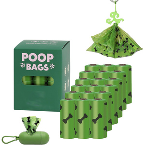 Sacs à déjections canines en plastique écologiques de haute qualité avec logo personnalisé, contrôle des odeurs renforcé, biodégradables pour usage extérieur - Product Image 1