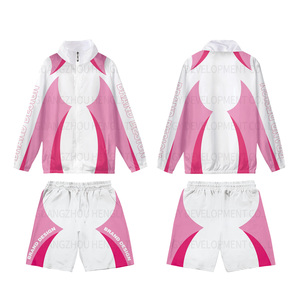 Completi personalizzati pantaloncini alla moda <span class=keywords><strong>giacca</strong></span> a vento da <span class=keywords><strong>uomo</strong></span> - Product Image 3