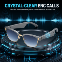 Lunettes de soleil audio intelligentes 5.0 avec double haut-parleur stéréo pour la musique, les appels et les activités de plein air