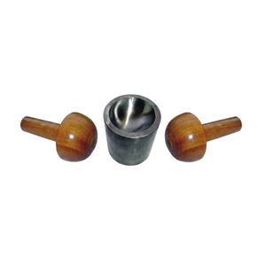 High Quality SUNTOOLS/STIPL Model 294A Cupola <b>Punch</b> Dapping Die Steel <b>Set</b> Stand Wooden Dies Jewelry Making Tool Punjab - Product Image 1