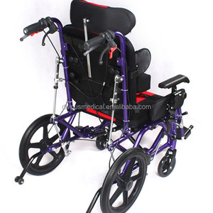 Silla de Ruedas Manual Plegable de Bajo Precio para Discapacidad, Parálisis Cerebral, para Niños y Adultos DZ9586 - Product Image 2
