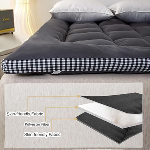 Colchoneta de Mahjong de Fibra de Poliéster Ecológica y Gruesa, Cubrecolchón Suave con 200 Hilos para Uso en el Hogar, Dormitorio y Hotel - Product Image 3