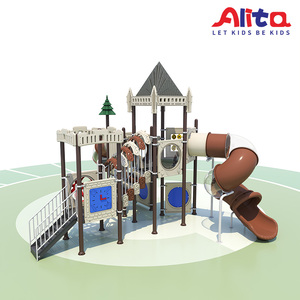 ALITA- NC24113 2025 ดีไซน์ใหม่ สนามเด็กเล่นกลางแจ้ง ทนทาน เป็นมิตรกับสิ่งแวดล้อม พร้อมสไลเดอร์และกิจกรรมหลากหลายสำหรับเด็ก - Product Image 2