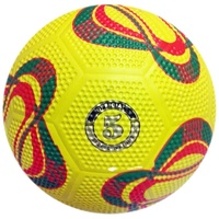 Pallone da Calcio in Gomma Ecologica con Superficie Ispessita, Antiscivolo, Resistente all'Usura e Durevole