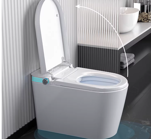 Hot Sale Automatic Open Electric Bidet <strong>Toilets</strong> Intelligent <strong>Toilet</strong> Bowl Foot Touch Sensor Flush Elongated One Piece Smart <strong>Toilet</strong> - Product Image 3