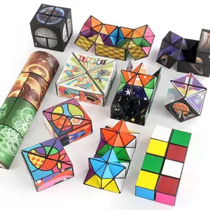 Hecion बड़े आकार जंबो तनाव से राहत खिलौना कई रंगों संवेदी Fidget खिलौने Rubic जादू घन