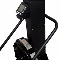 Équipement de fitness intérieur/extérieur ZJFIT Machine de ski à traînée d'air Simulateur d'exercice de gymnastique avec ventilateur Rameur et rameur intérieur