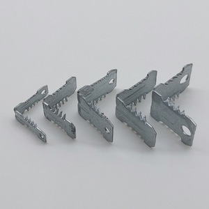 Barbed Corner Bracket Zinc Plated Standard <b>Hardware</b> Accessory For Wall Mounting And Structural Support - Product Image 2