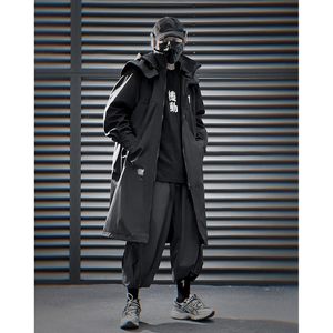 Chaqueta Cortavientos FOXA para Hombre, Estilo Techwear, Tela PU, Cuello Alto, Estilo Urbano Otoñal - Product Image 4
