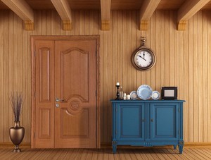 Madera dura Tropical semi sólido <span class=keywords><strong>de</strong></span> madera contrachapada <span class=keywords><strong>de</strong></span> madera original <span class=keywords><strong>de</strong></span> uno y medio puertas <span class=keywords><strong>de</strong></span> entrada <span class=keywords><strong>de</strong></span> África <span class=keywords><strong>la</strong></span> puerta del apartamento <span class=keywords><strong>de</strong></span> los precios <span class=keywords><strong>de</strong></span> los - Product Image 2