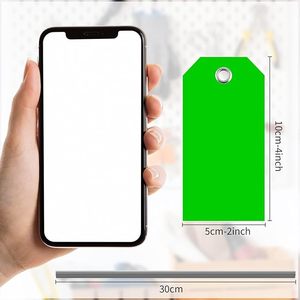 2x4 inch 10mil Vàng nhựa vận chuyển thẻ có thể tái chế nhiệm vụ nặng nề treo thẻ chuỗi không thấm nước ghi nhãn thẻ tăng cường Quà Tặng - Product Image 2