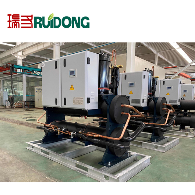 R410A Ground Source Water to Water Heat Pump Scroll Compressor Commercial Central Air Conditioner