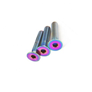 Vis d'assemblage à tête fraisée à douille Torx en titane DIN7991 avec prix d'usine - Product Image 4