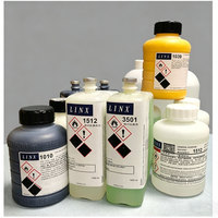 Encre jaune LINX5900/8900 pour imprimante jet d'encre 1240/1121/1059/1512/1505, code encre 1039/code pulvérisation, conditionnement en bouteille