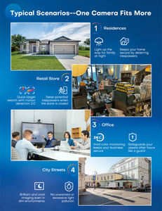 Hitosino OEM 5Mp 6Mp 8Mpセキュリティモーション検出双方向オーディオスマートデュアルライトCCTVネットワークカメラ4K Poe Ipカメラ - Product Image 6