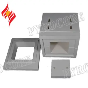 Industrial Box Furnace Chamber Alumina Ceramic Fiber Vacuum Formed Shape Heating Refractory Muffle Electric Furnace Chamber