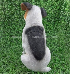 Artware nhựa thủ công động vật thủ công ngồi con chó tượng Nhà Máy Giá handmade vật nuôi điêu khắc trang trí nội thất món quà con chó bức tượng - Product Image 6