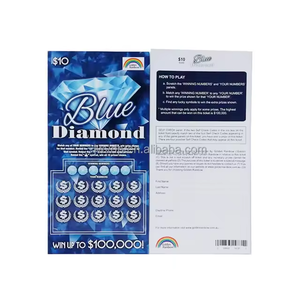 Nhà sản xuất bán buôn Xổ Số thẻ cào tốt nhất ngay lập tức giành chiến thắng giấy in ấn tùy chỉnh <span class=keywords><strong>Scratch</strong></span> Off Xổ Số vé - Product Image 5