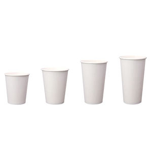 Tasses à café en papier logo personnalisé 12 oz, biodégradable, jetable, Double paroi en PLA, tasse à thé avec couvercle - Product Image 2