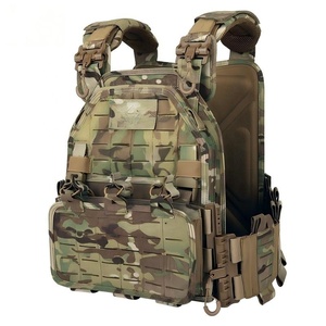 เสื้อกั๊กยุทธวิธีสำหรับล่าสัตว์กลางแจ้งสีดำ - Product Image 1