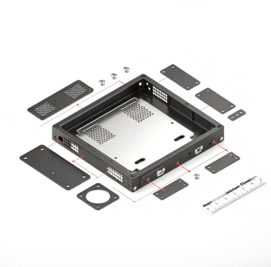 Độ chính xác cao OEM thành phần cho eurorack trường hợp tùy chỉnh tấm kim loại chế tạo trong thép chất lượng cao sản phẩm kim loại - Product Image 1