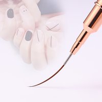 Nouvel ensemble de pinceaux pour nail art, outil de crochetage et de tirage de fils, modèle de peinture florale à tige métallique LX-07 (Jiangxi) - Vente en gros
