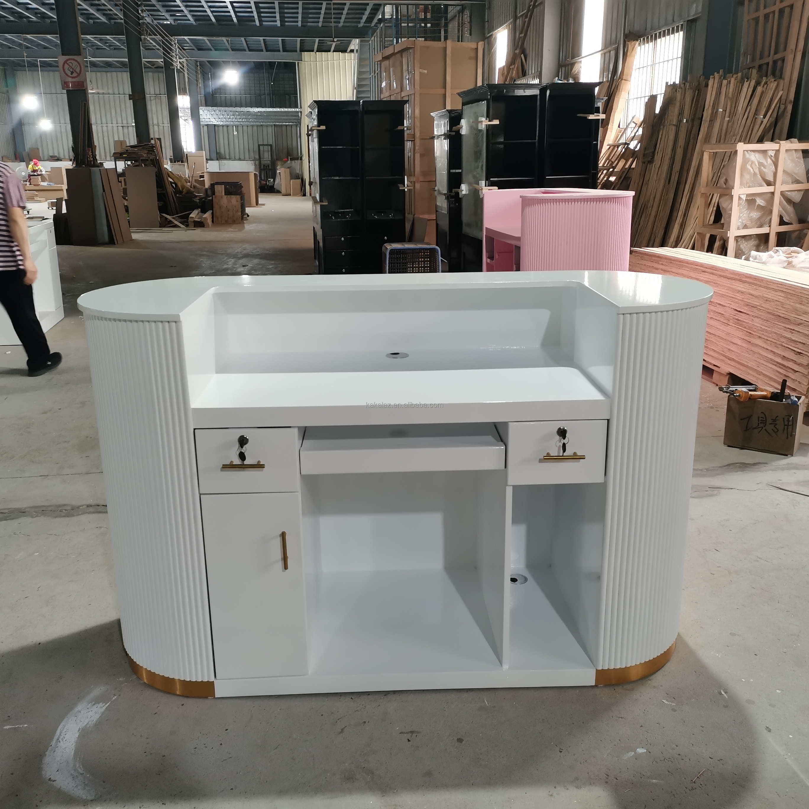 Современная офисная стойка регистрации и горячая Распродажа дивана ожидания