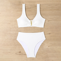 Mesdames Sexy Weekly Bonne Qualité Usine Directement Côté Cravate Bikini Matériel Fina Approuvé Maillots de bain Pour Femmes