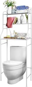 Étagère de salle de bain peu encombrante sur cuvette de toilette/Machine à laver avec 3 étagères Étagère de rangement étanche pour accessoires de salle de bain - Product Image 6