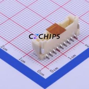 BM09B-PASS-TFT(LF)(SN) Wire-to-Board Pin Header SMD,P=2mm Connector 1x9P 2mm Vertical Mount PA - Product Image 1