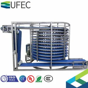 UFEC Industrial Quick-freezing Machine IQF Spiral Freezer Fast Freezer