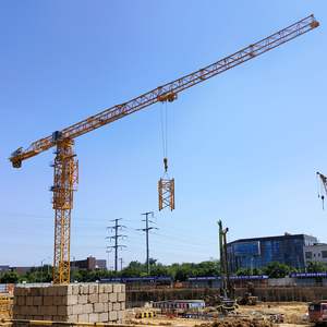 Grue à tour à plateau plat DAHAN 12 tonnes QTZ315(7527) en bon état, grue de chantier fixe, composant principal du moteur, capacité de levage maximale de 240 m - Product Image 1