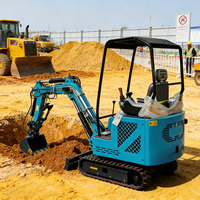 LIVRAISON GRATUITE Mini-excavatrice sur chenilles CE EPA avec moteur Kubota, 1 tonne, 2 tonnes, mini-excavatrice agricole