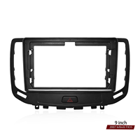 2006-2013 Infiniti G37 Bingkai Kabel 9 inci, Bingkai Pemutar DVD Mobil, Radio Android Auto, Kit Kontrol Pusat ABS
