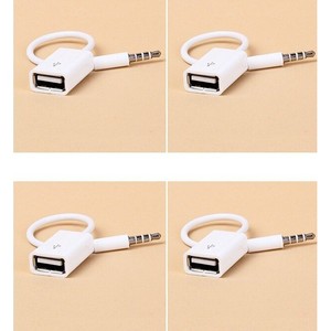 สายแปลงเสียง USB เป็น 3.5 มม. สำหรับคอมพิวเตอร์ รถยนต์ MP3 บลูทูธ หูฟัง อะแดปเตอร์ชาร์จ - Product Image 4