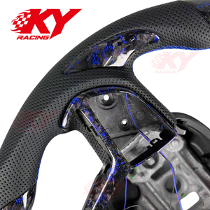 Volante Deportivo Personalizado de Cuero y Fibra de Carbono Forjado con LED e Indicador de RPM para Jeep Grand Cherokee S SRT Trailhawk Wrangler JL JK - Product Image 2