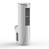 Climatiseur mobile portable vertical électrique domestique et hôtelier à économie d'énergie 18000 BTU, classe d'efficacité énergétique, avec déshumidificateur