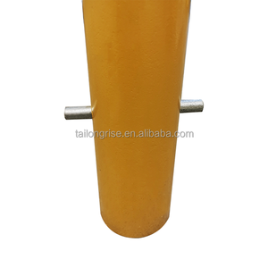 Ağır in-yer çelik baba trafik bariyeri toz kaplı bitirmek 1200mm yükseklik mühendisi sınıf yansıtıcı 3MM kalınlığı - Product Image 2