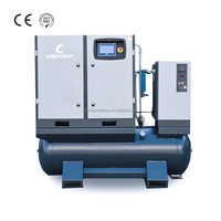Vente en gros à B Compresseur à vis rotatif Compresseurs à vis monophasés Compresseur d'air à vis avec sécheur 10 Hp 5kw Pompage d'eau