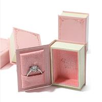 Boîte à bijoux personnalisée avec logo, bracelet, collier, bague, boucles d'oreilles, ensemble de bijoux, boîte à bijoux avec ruban, emballage pour cadeau