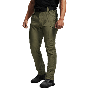 กางเกงยุทธวิธีลำลอง ป้องกันสามชั้น สีดำ ยืดหยุ่น กันน้ำ กันฉีกขาด สำหรับกิจกรรมกลางแจ้ง กางเกงคาร์โก้ - Product Image 1