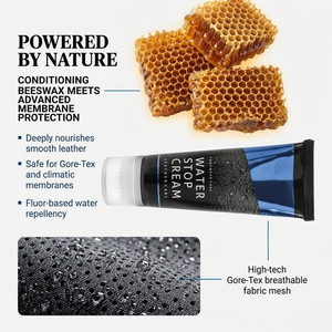 Crème imperméabilisante pour chaussures <span class=keywords><strong>en</strong></span> <span class=keywords><strong>cuir</strong></span>, applicateur éponge, plusieurs couleurs - Product Image 3