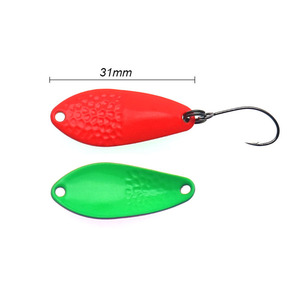 Cucchiaino Ondulante per Trota Esca Jig in Metallo 2.5g 31mm Esca Rigida Spinner Attrezzatura da Pesca per Trota Esca per Persico Trota Wobbler - Product Image 2